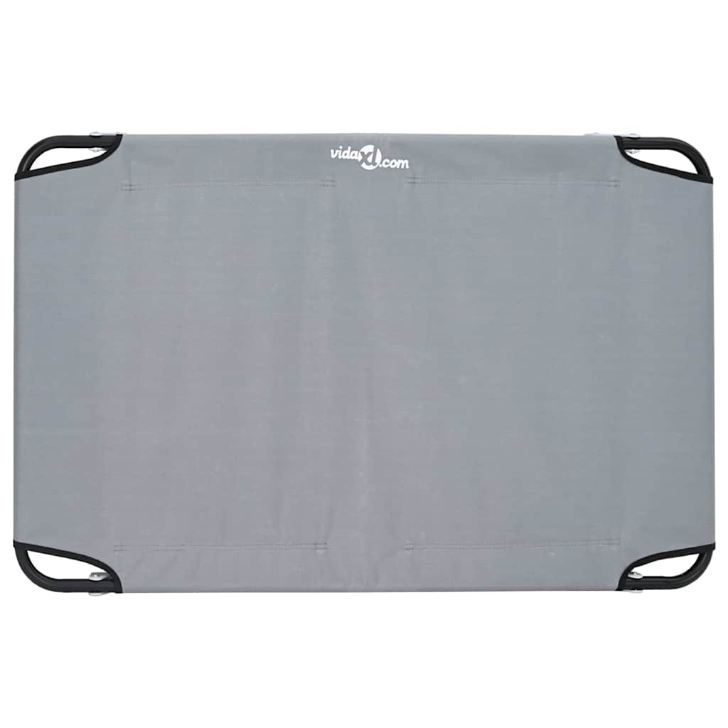 Hondenbed Lichtgrijs 90 x 55 x 18 cm Oxford Stof en Staal