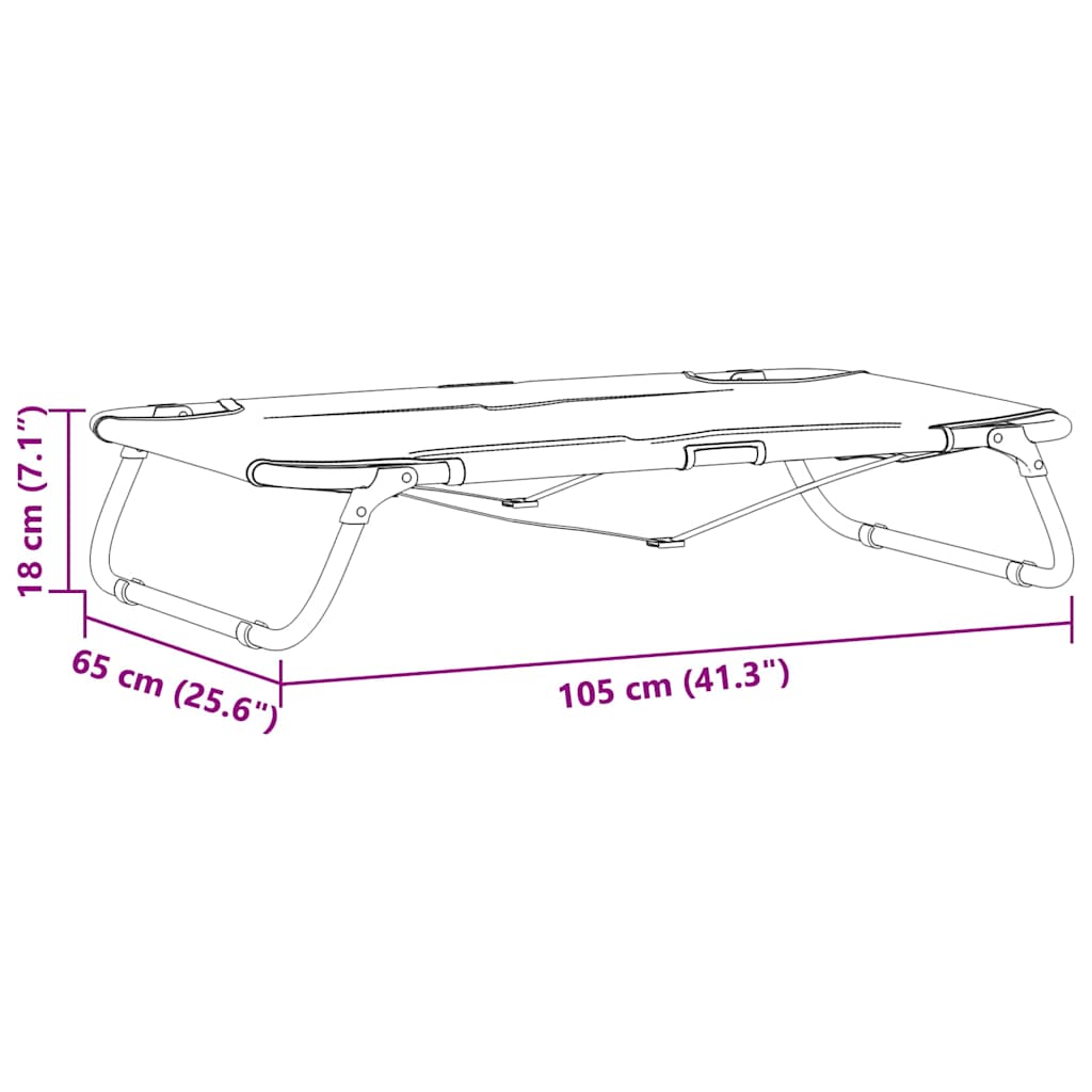 Hondenbed Lichtgrijs 105 x 65 x 18 cm Oxford Stof en Staal