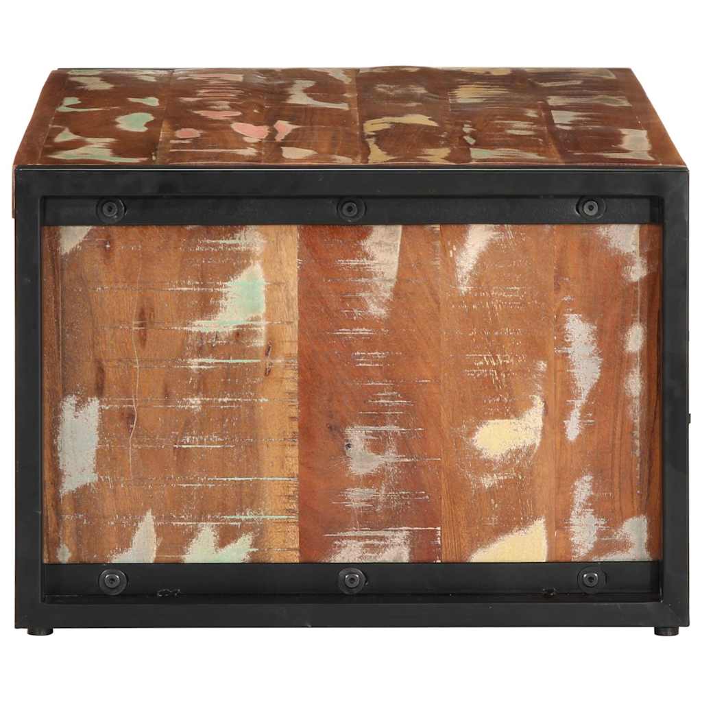 Salontafel 90x50x36 cm massief gerecycled hout meerkleurig