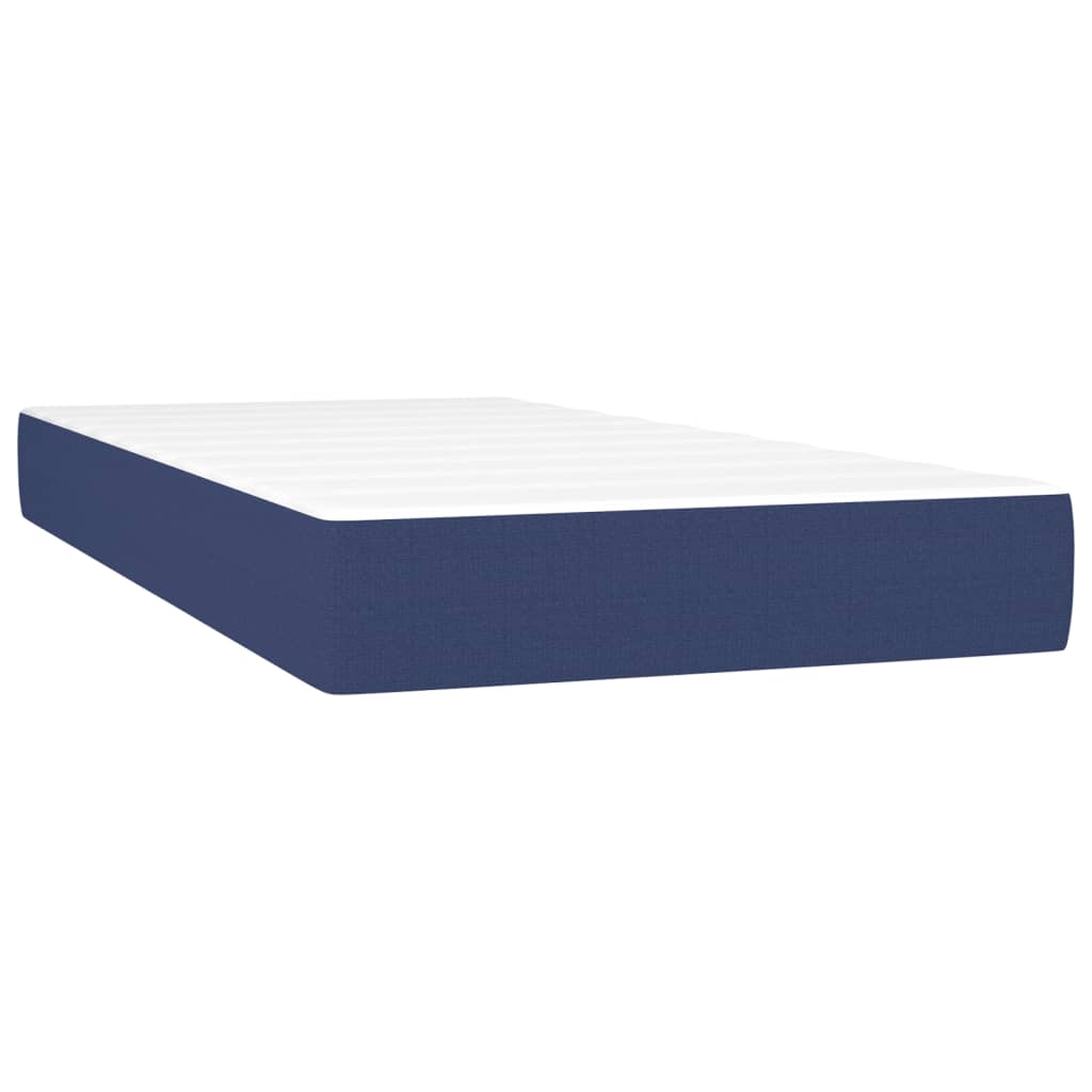 Pocketveringmatras voor kinderen 80x160 cm stof blauw