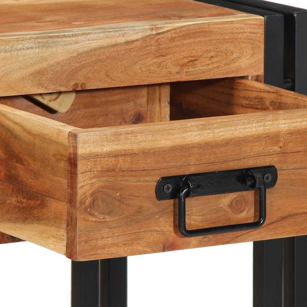 Nachtkastje 2 pcs Bruin 40 x 35 x 50 cm Massief acaciahout