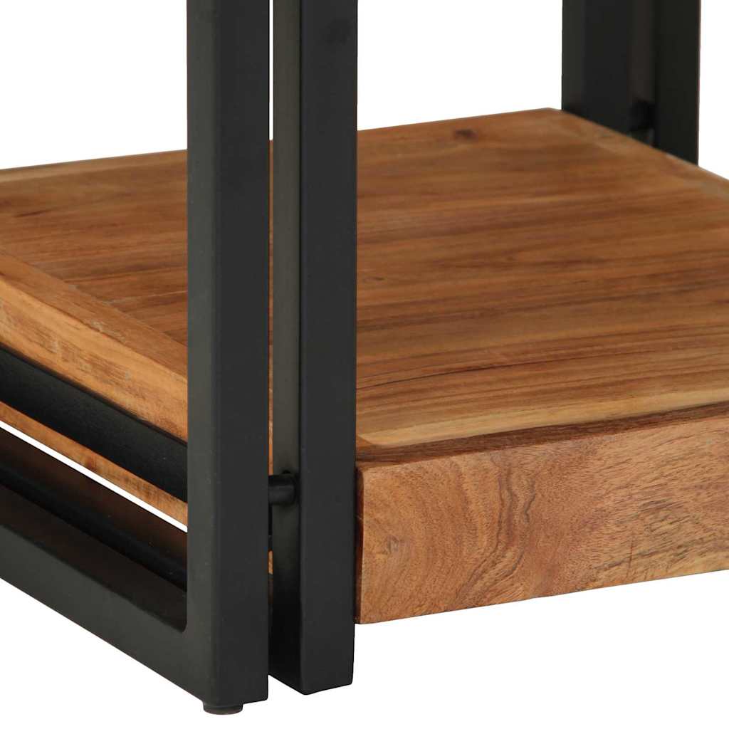 Nachtkastje met lade Bruin 40 x 40 x 50 cm Massief acaciahout