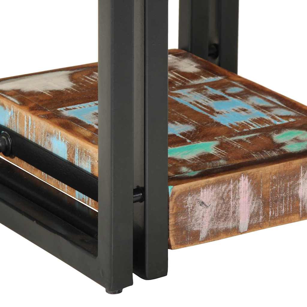 Nachtkastje 2 pcs 30 x 30 x 40 cm massief gerecycled hout