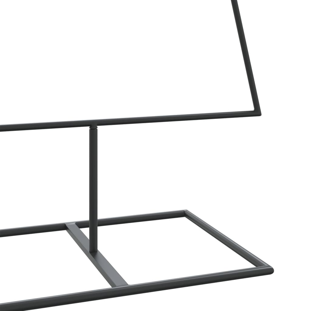 Kerstdecoratie kerstboom 150 cm metaal zwart