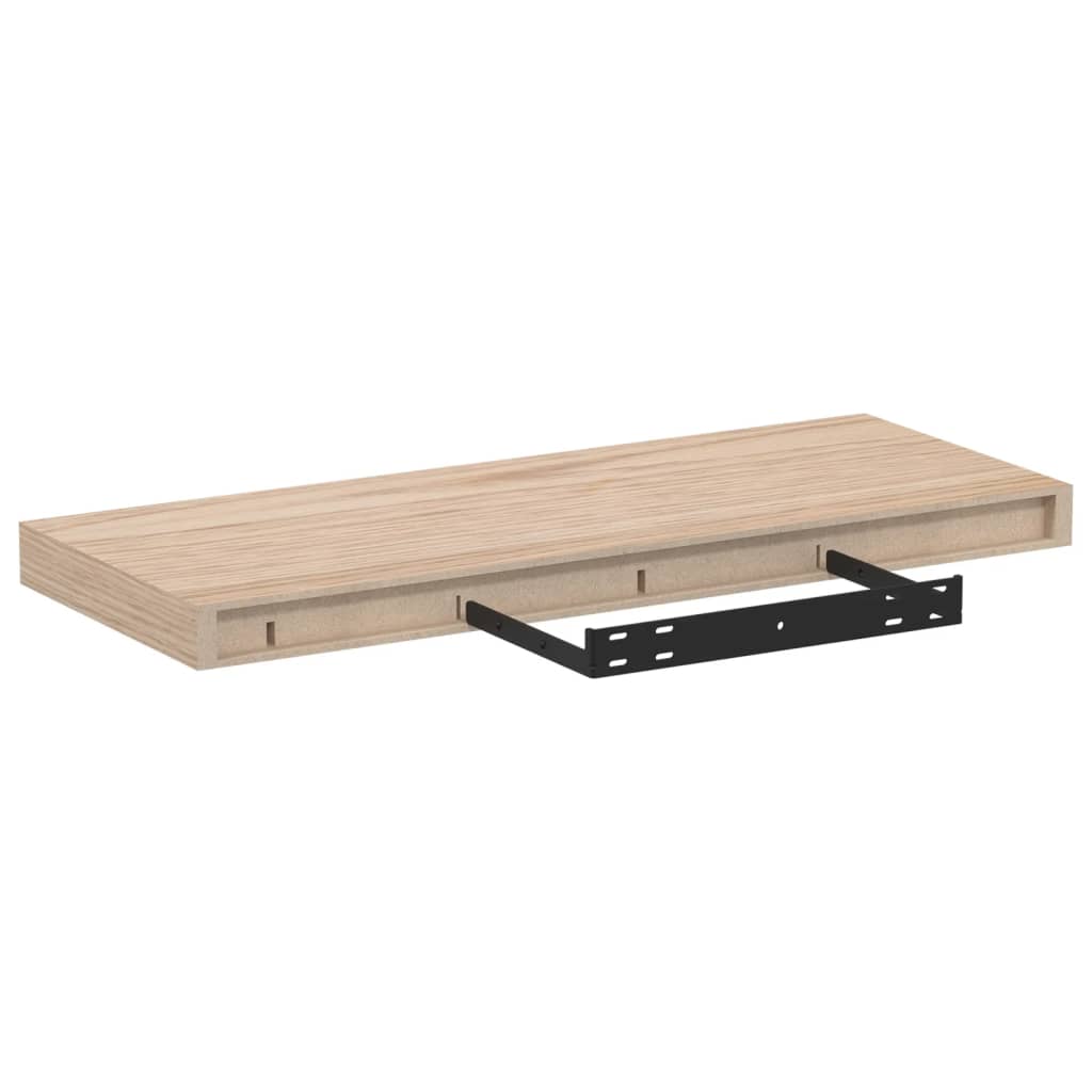 Wandschapppen 4 st 60x23,5x4 cm bewerkt hout