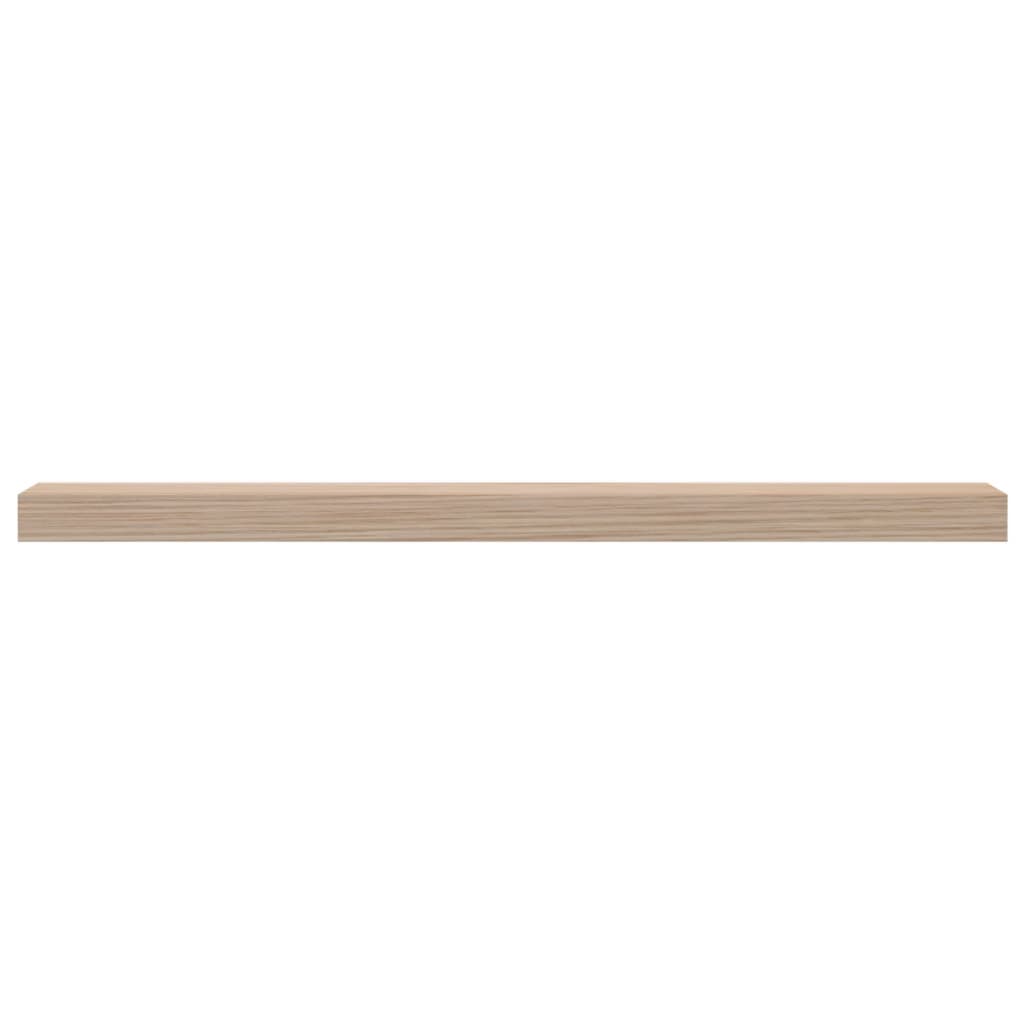 Wandschapppen 2 st 80x23,5x4 cm bewerkt hout