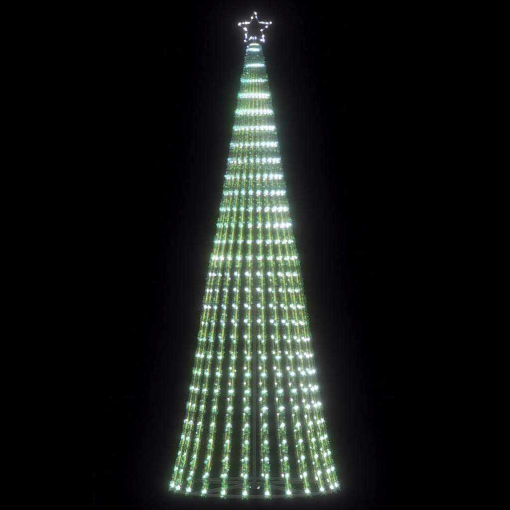 LED-kerstboom 475 LEDs koud wit 247 cm