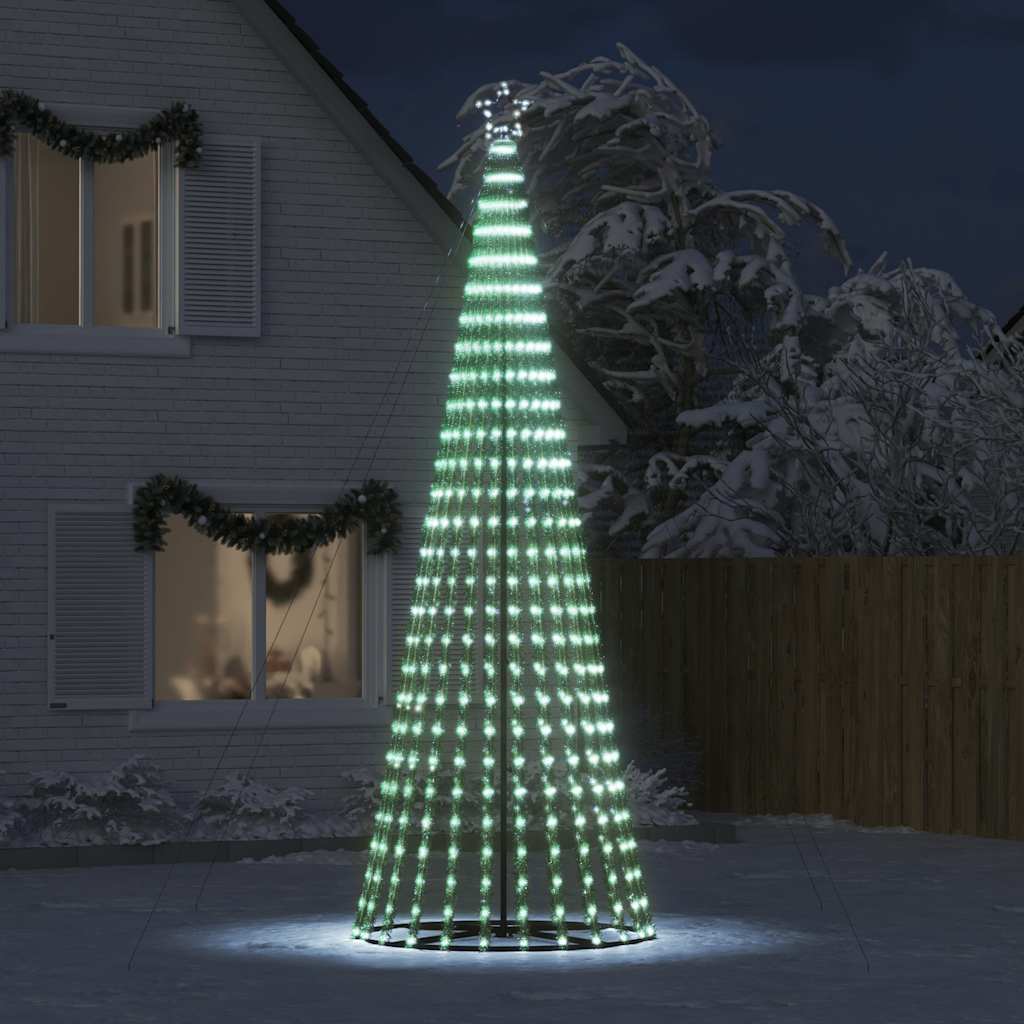 LED-kerstboom 1028 LEDs koud wit 403 cm