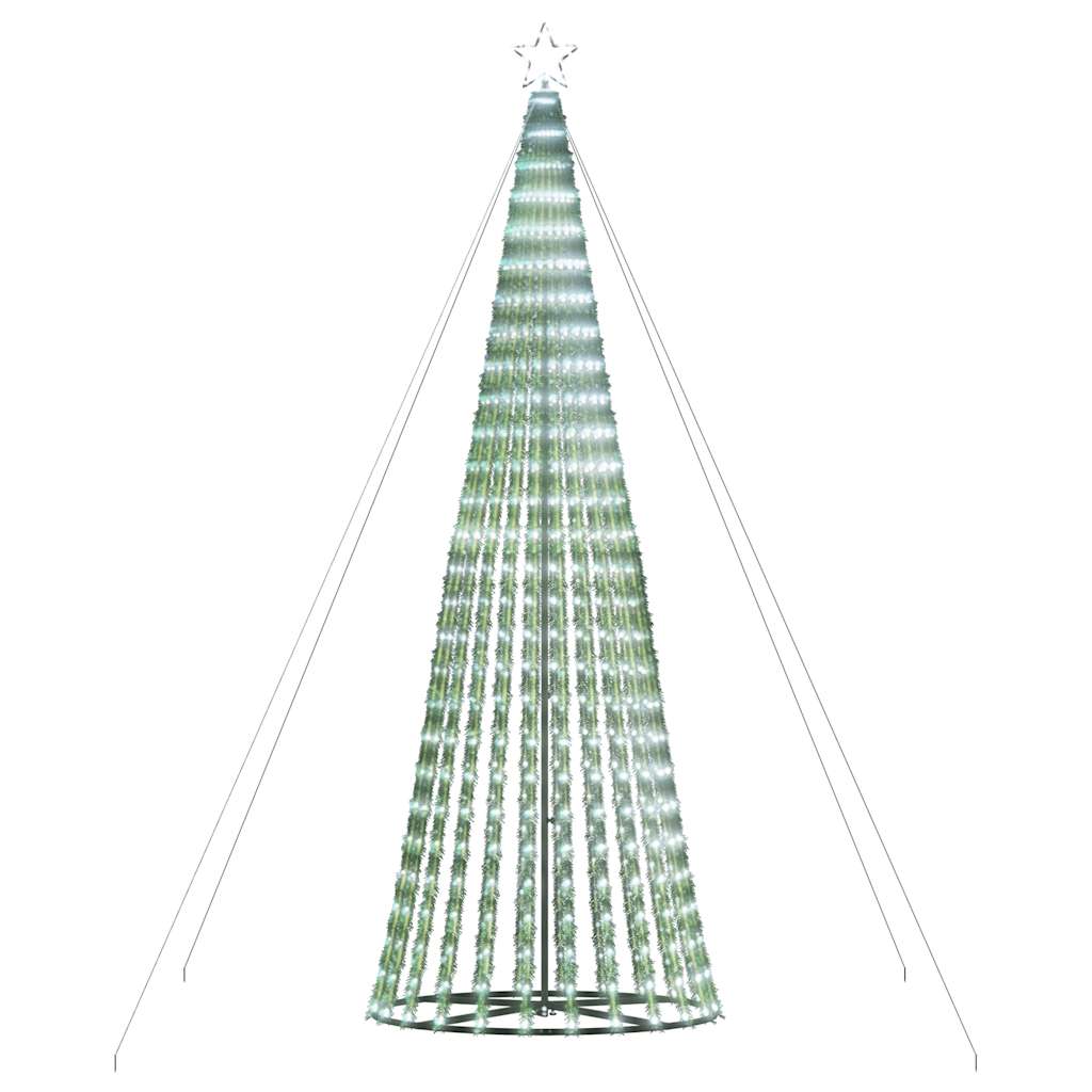 LED-kerstboom 1028 LEDs koud wit 403 cm