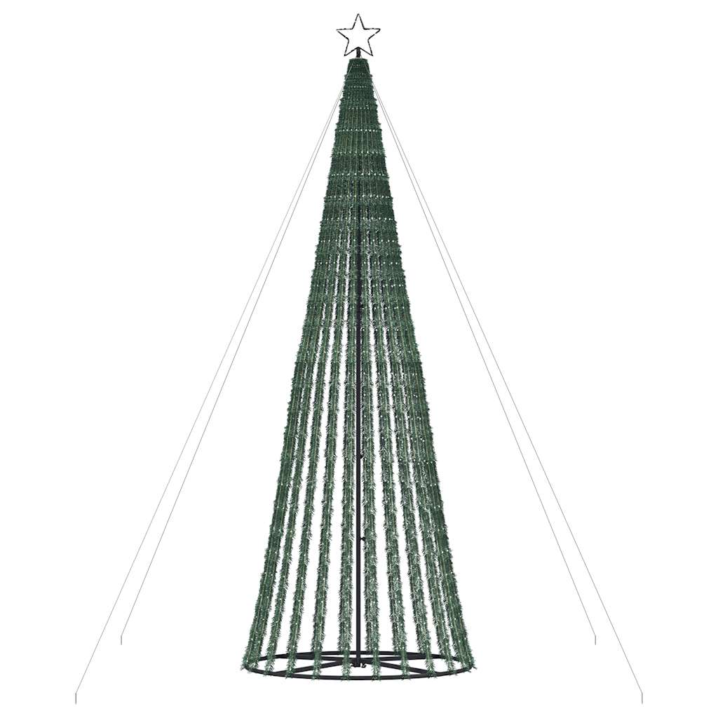 LED-kerstboom 1028 LEDs koud wit 403 cm