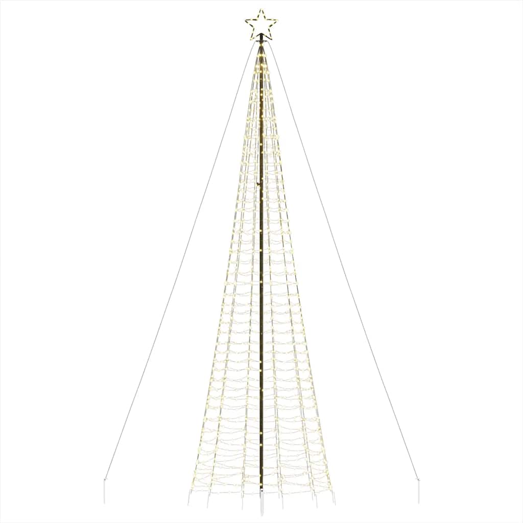 LED-kerstboom met spikes 1534 LEDs warm wit 500 cm