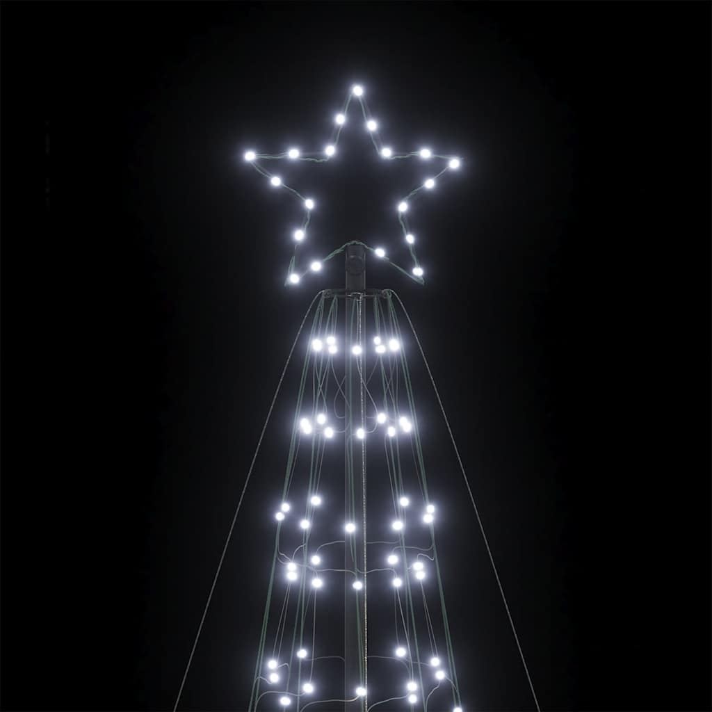LED-kerstboom met spikes 1534 LEDs 500 cm koud wit