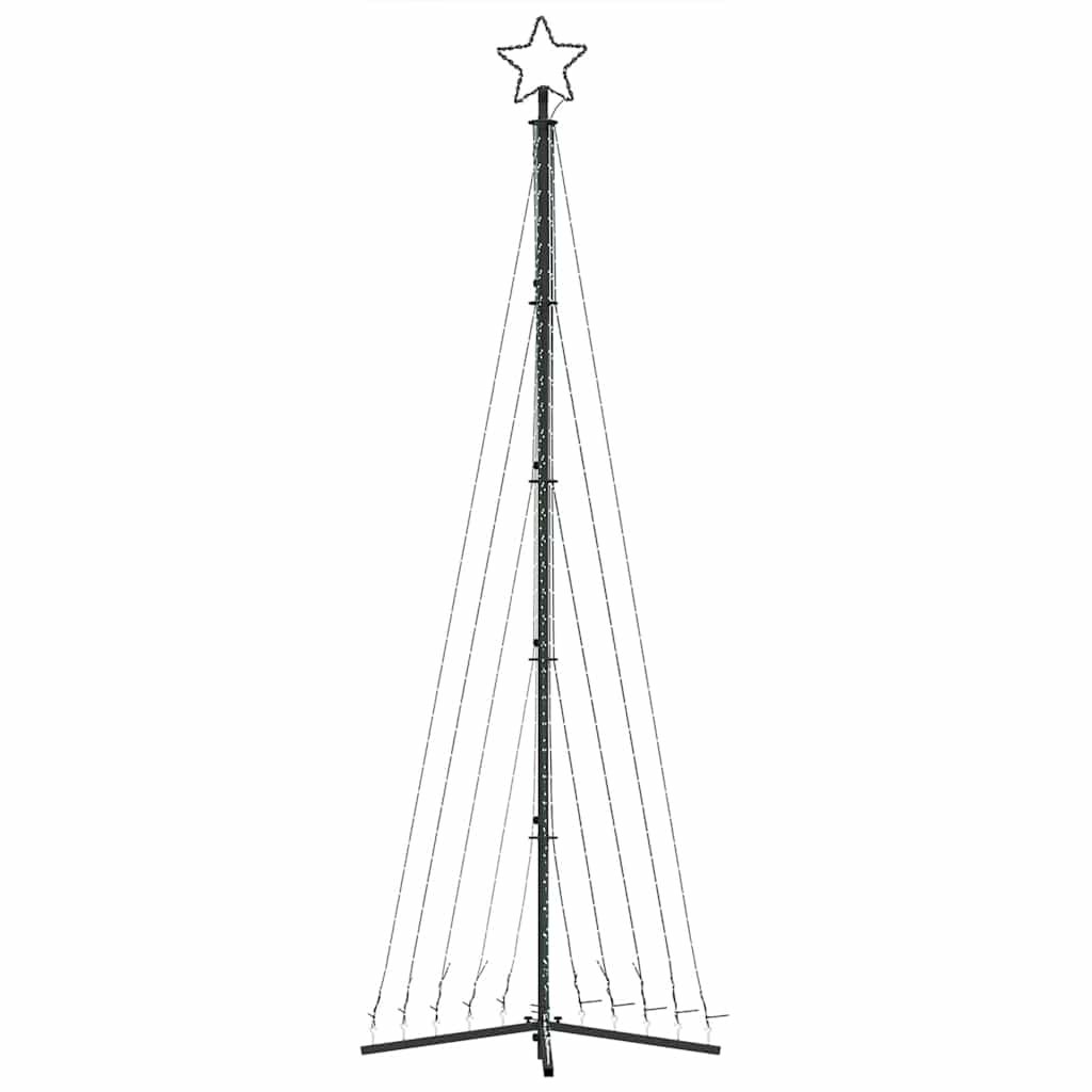 LED-kerstboom 495 LEDs koud wit 300,5 cm