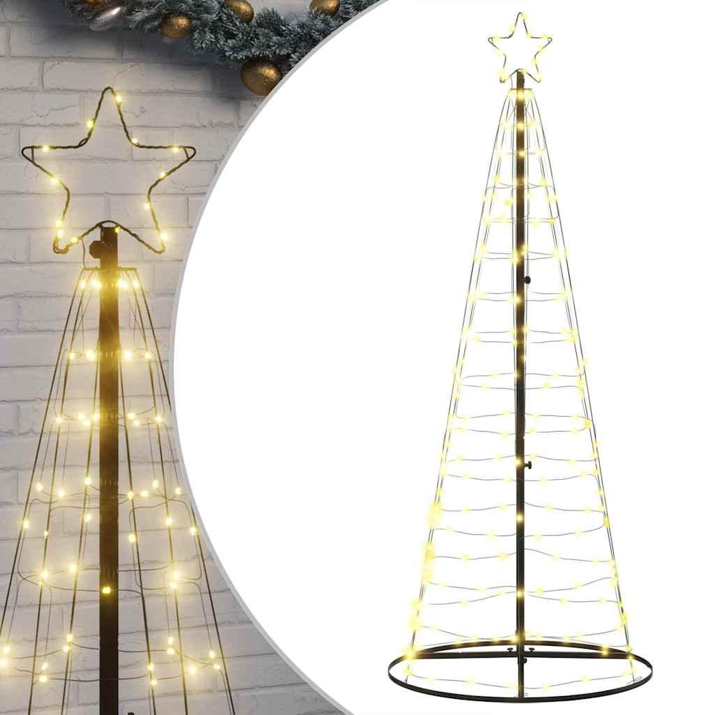 LED-kerstboom 200 LEDs warm wit 182 cm