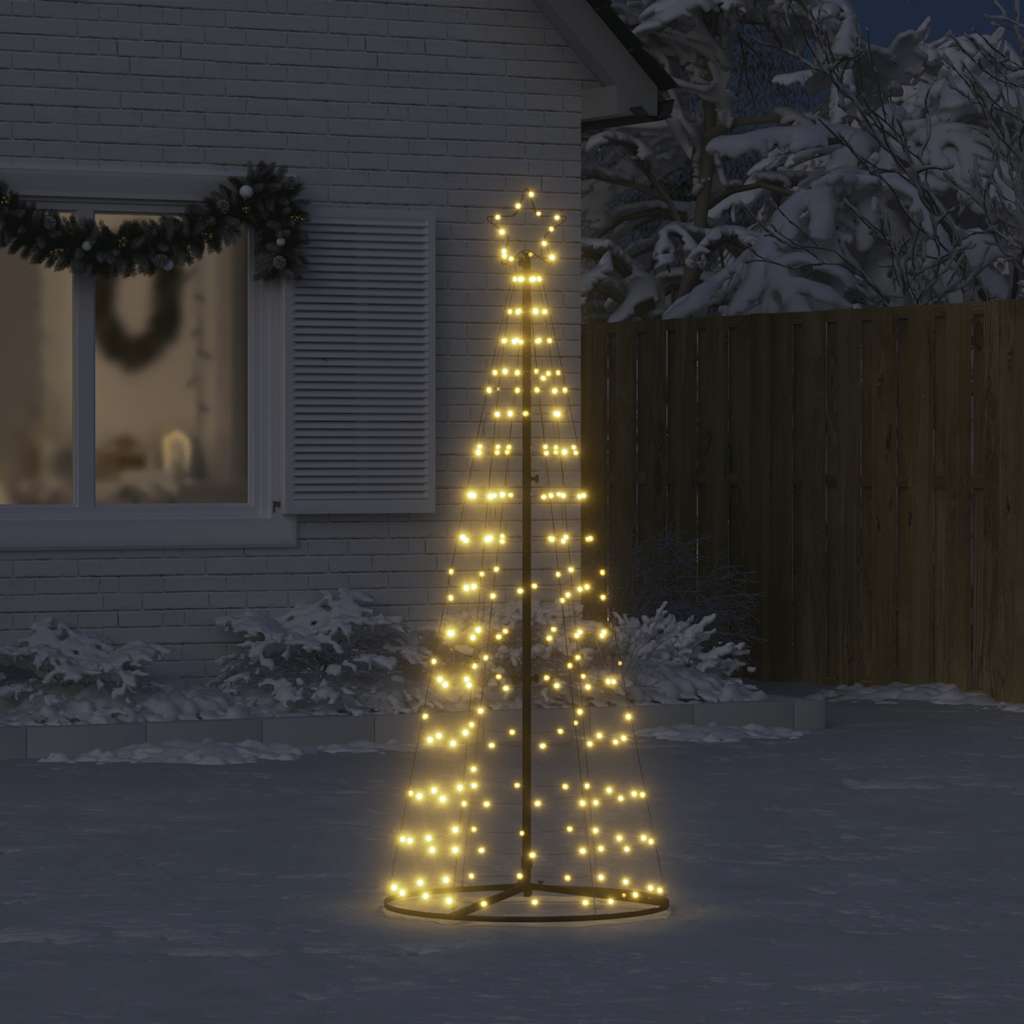 LED-kerstboom 200 LEDs warm wit 182 cm