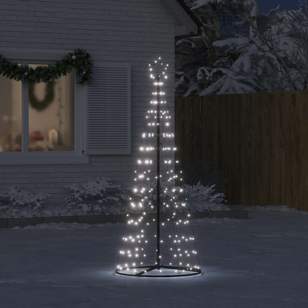 LED-kerstboom 200 LEDs koud wit 182 cm