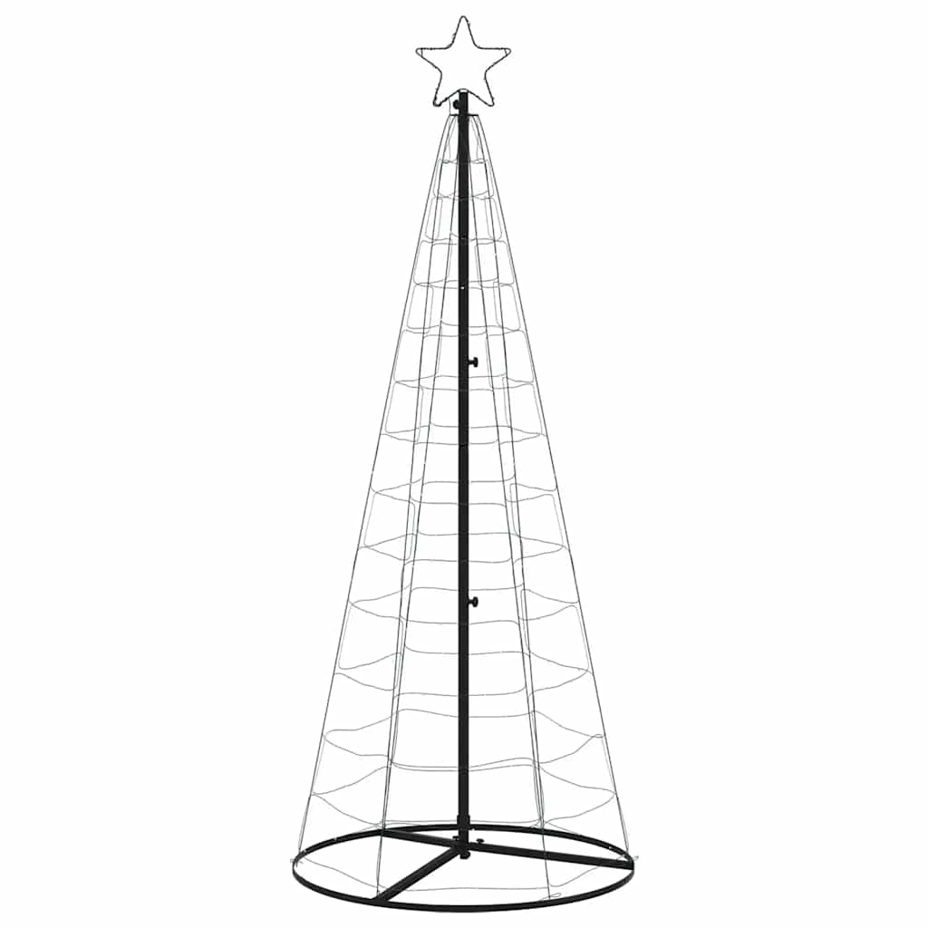 LED-kerstboom 200 LEDs koud wit 182 cm