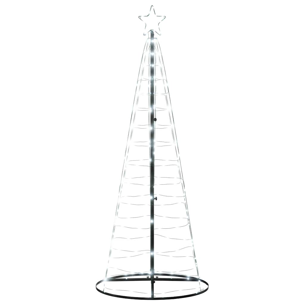 LED-kerstboom 200 LEDs koud wit 182 cm