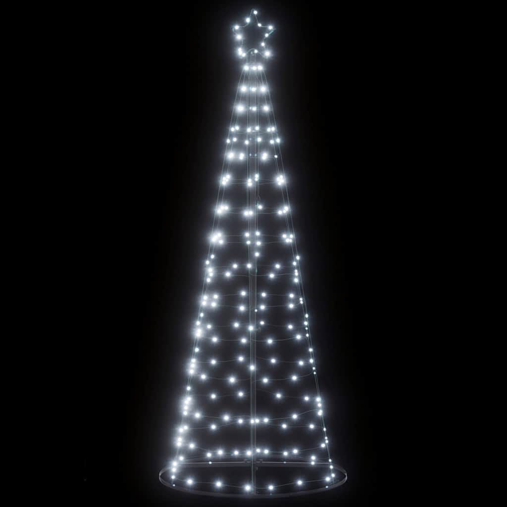 LED-kerstboom 200 LEDs koud wit 182 cm