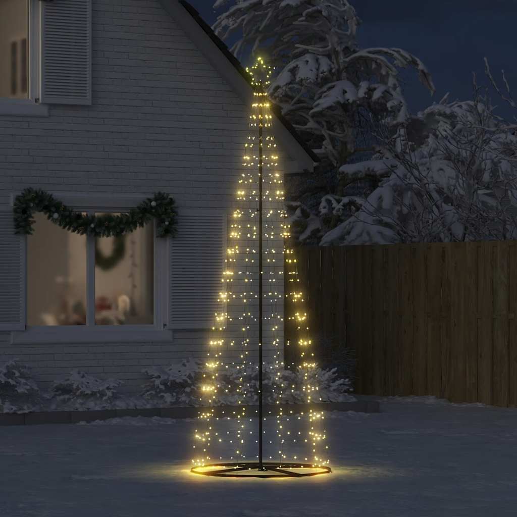 LED-kerstboom 550 LEDs warm wit 304 cm