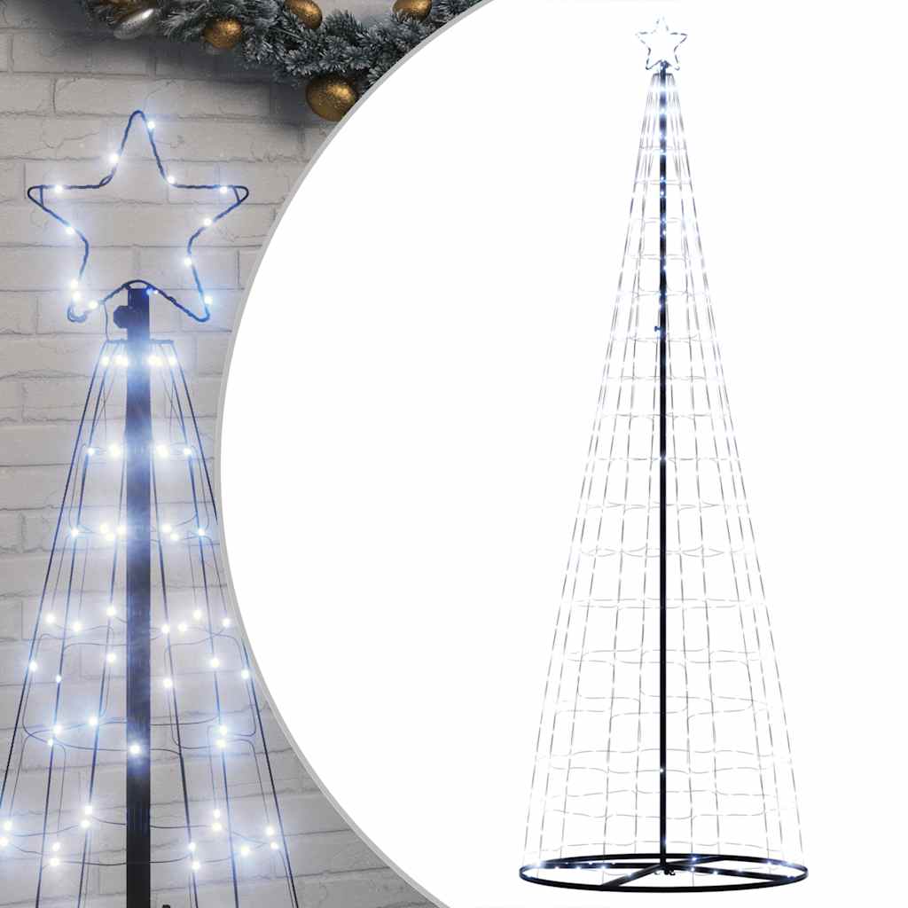 LED-kerstboom 550 LEDs koud wit 304 cm