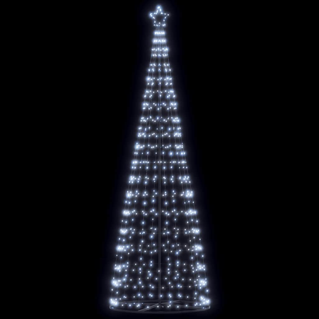 LED-kerstboom 550 LEDs koud wit 304 cm