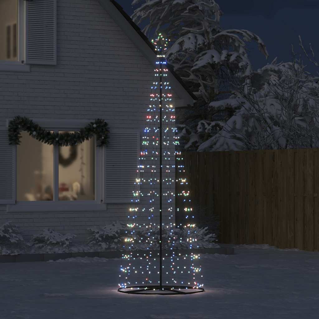 LED-kerstboom 550 LEDs kleurrijk 304 cm