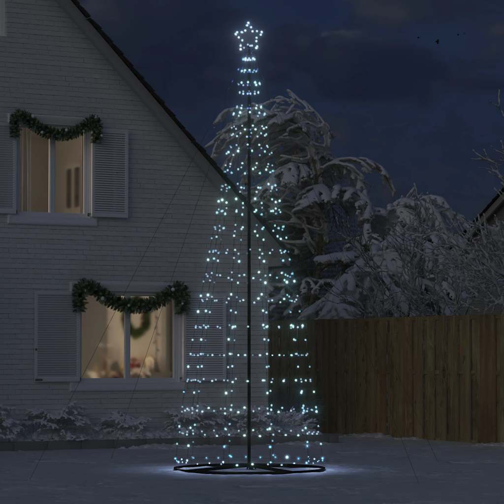 LED-kerstboom 1534 LEDs koud wit 503 cm