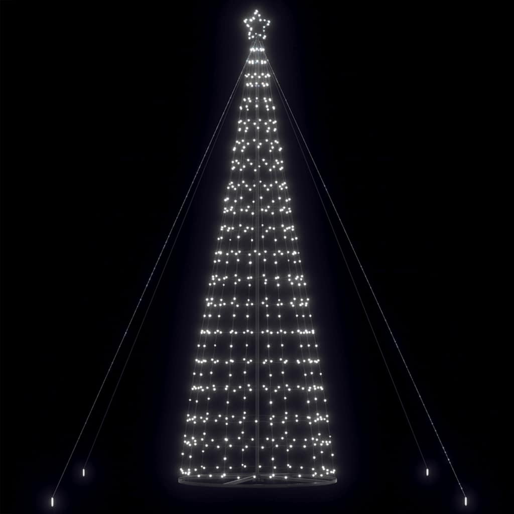 LED-kerstboom 1534 LEDs koud wit 503 cm