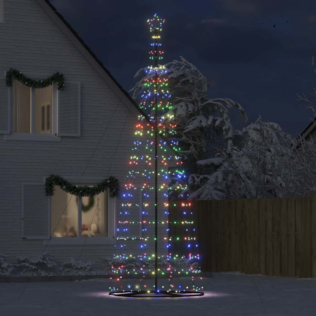 LED-kerstboom 1534 LEDs kleurrijk 503 cm