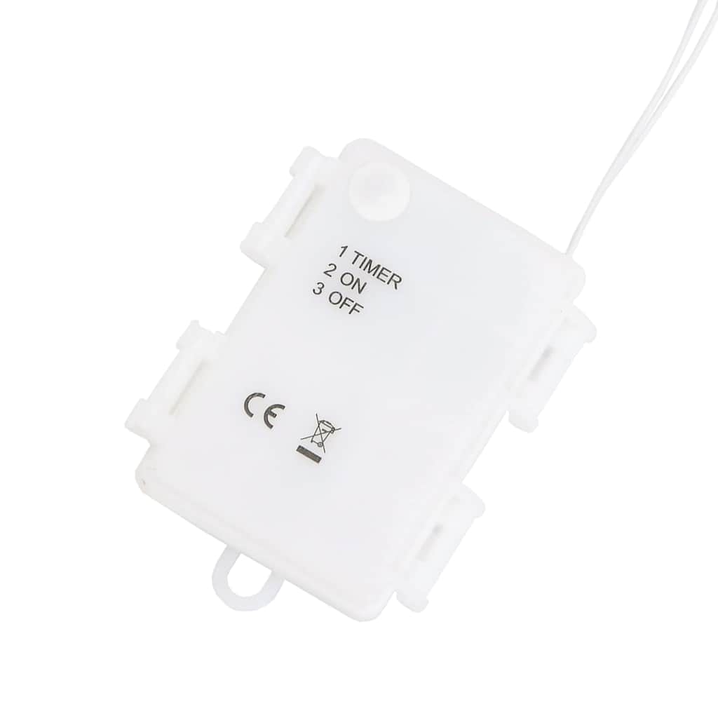 Kerstverlichting kerstboom silhouet 2 st 50 LEDs warm wit