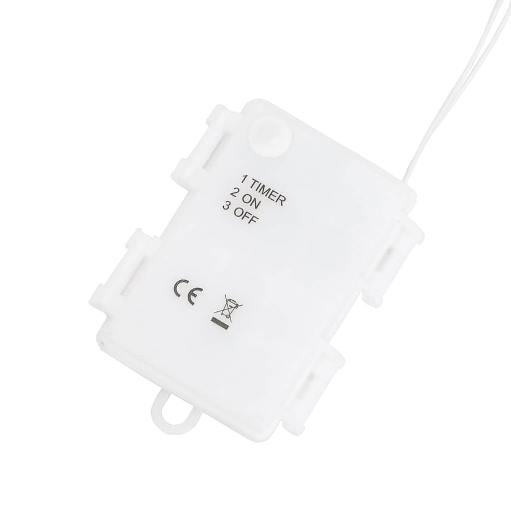 Kerstverlichting engel silhouet 2 st 50 LEDs warm wit