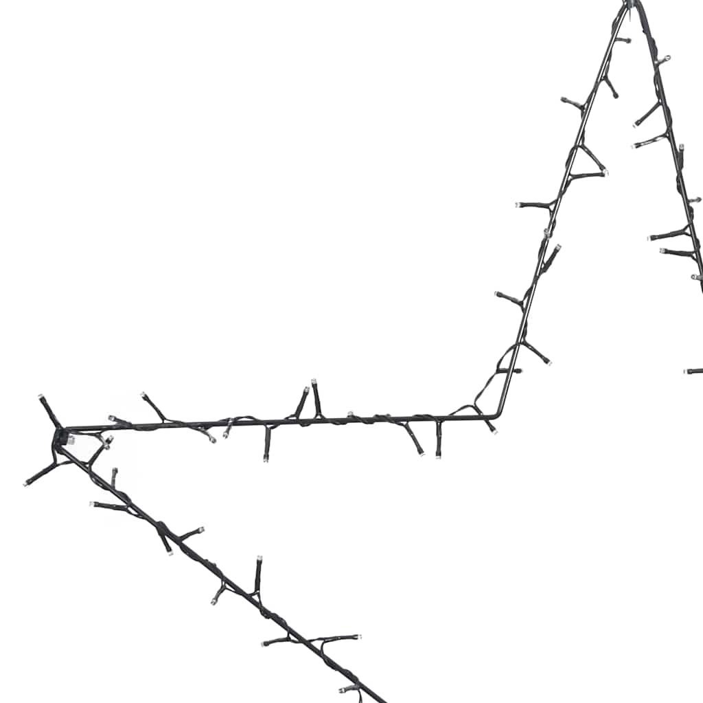 Kerstverlichting ster silhouet 80 LEDs warm wit