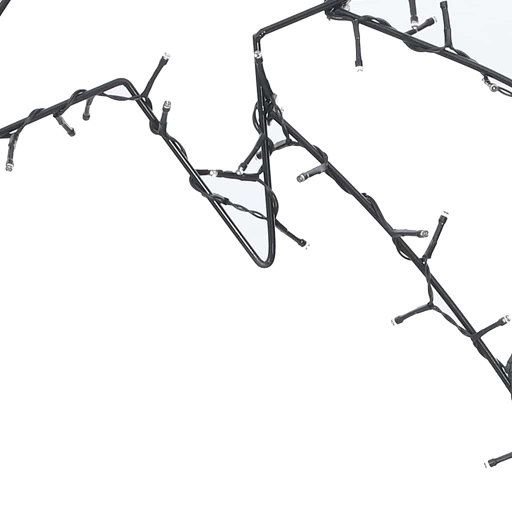 Kerstverlichting vallende ster silhouet 115 LEDs warm wit