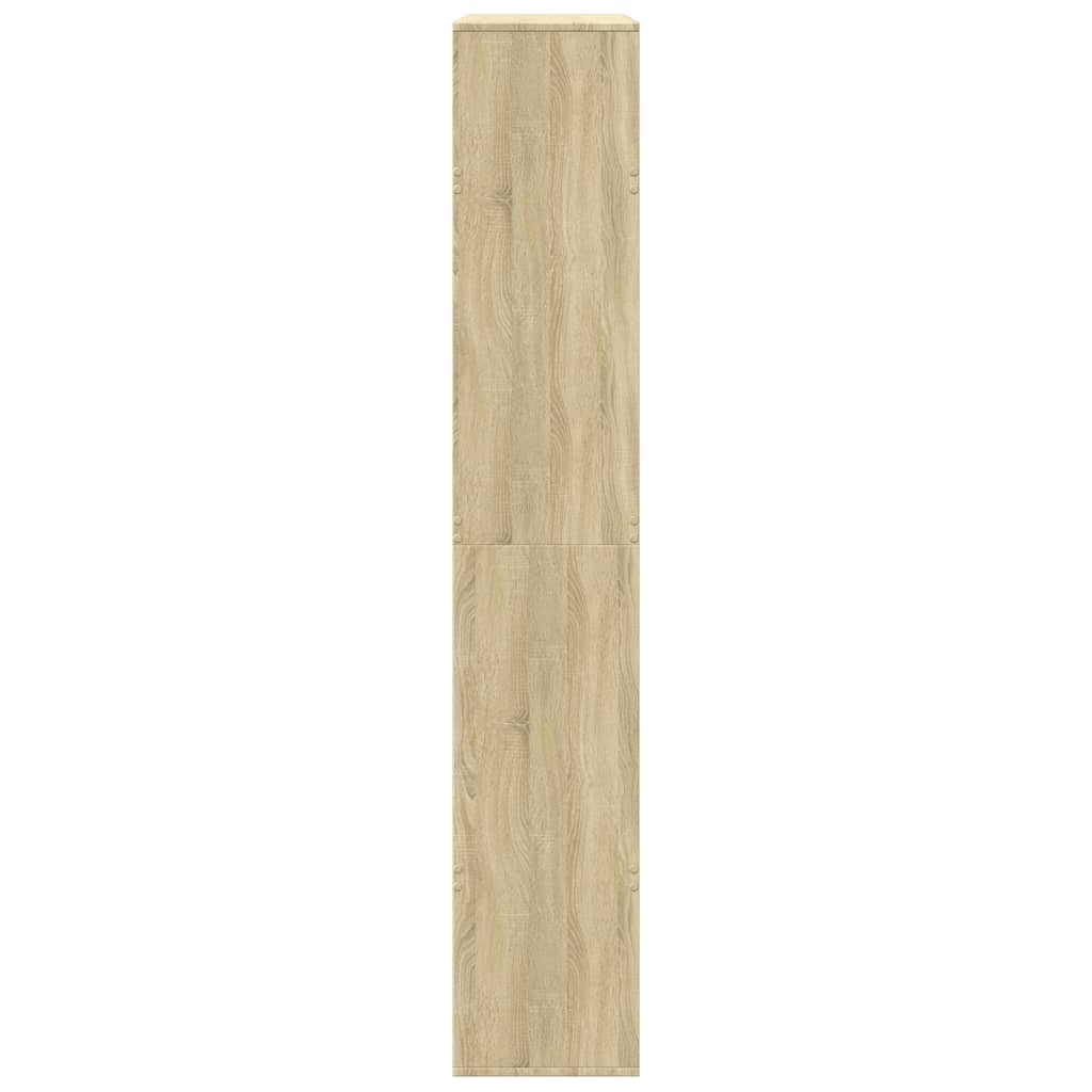 Kamerscherm 100x33x187,5 cm bewerkt hout sonoma eikenkleurig