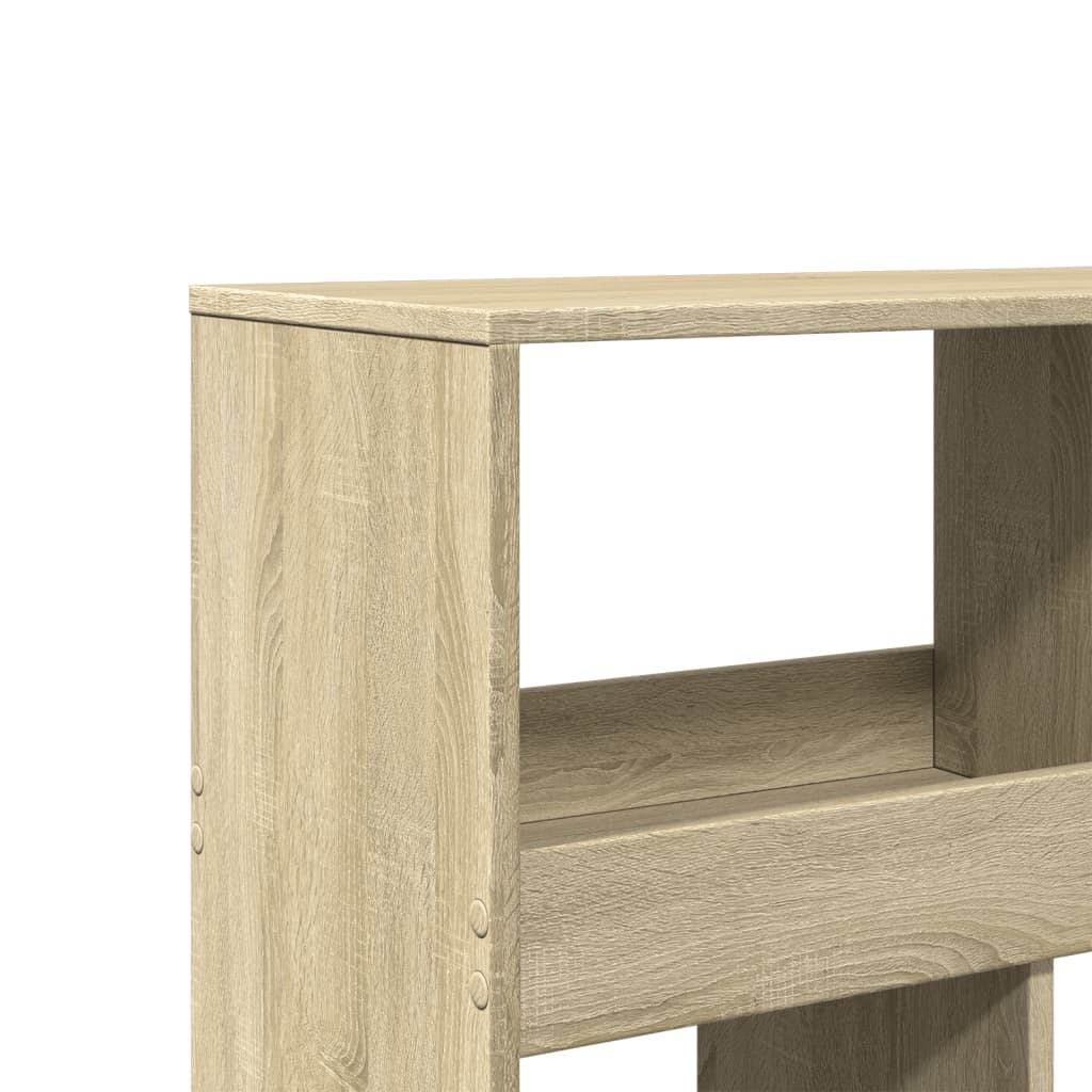 Kamerscherm 100x33x187,5 cm bewerkt hout sonoma eikenkleurig