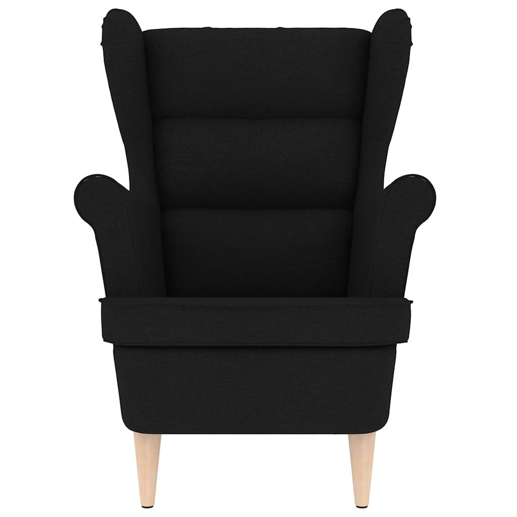 Fauteuil 74x84x100 cm stof zwart