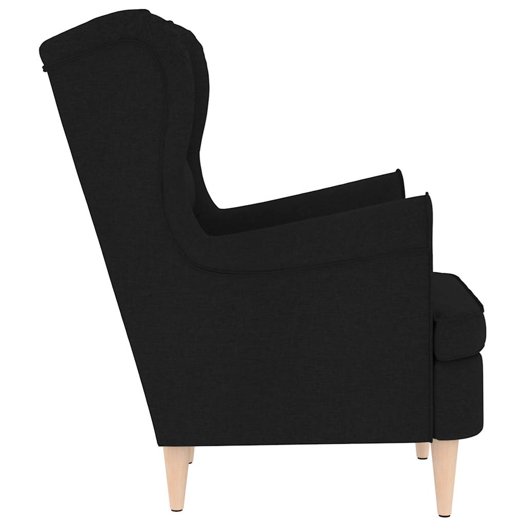 Fauteuil 74x84x100 cm stof zwart