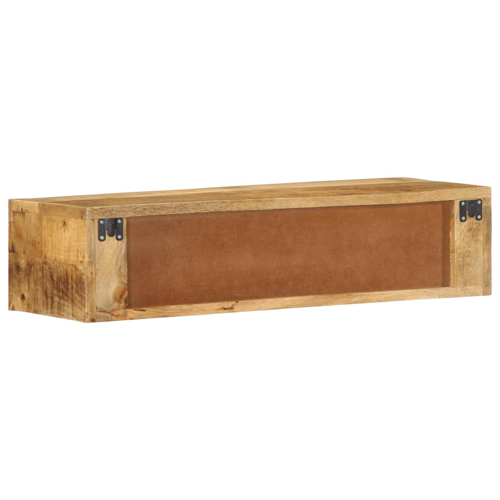 Tv-meubel wandmontage 80x30x19 cm massief ruw mangohout