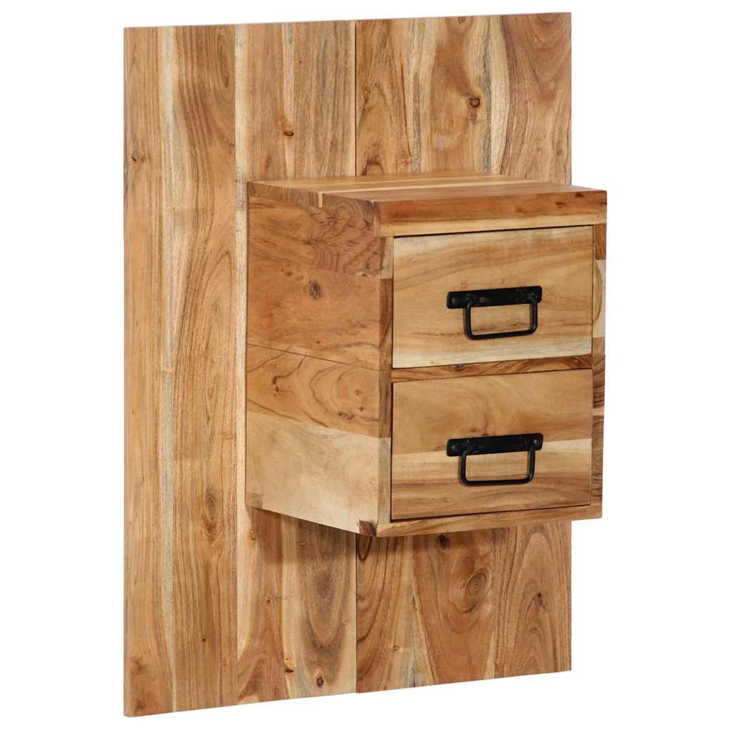 Nachtkastje 60x32x80 cm massief acaciahout