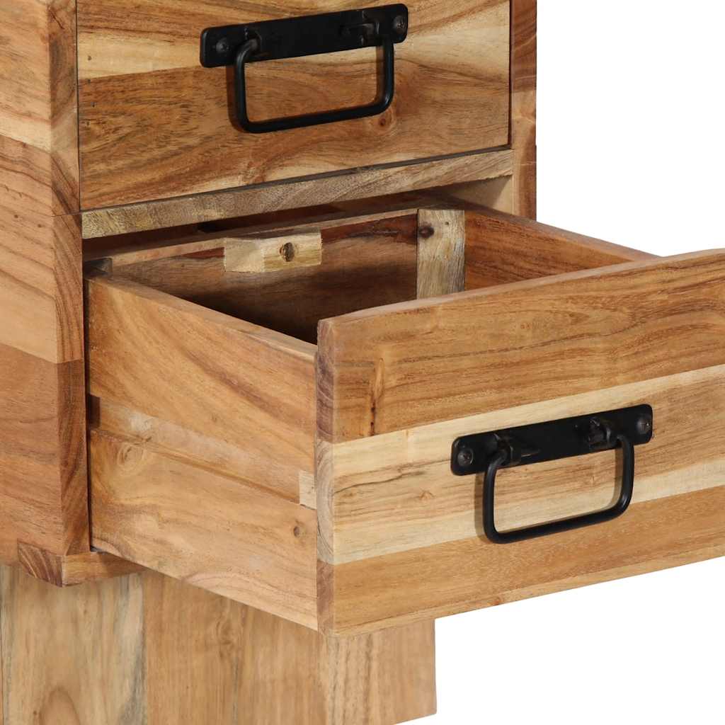 Nachtkastje 60x32x80 cm massief acaciahout