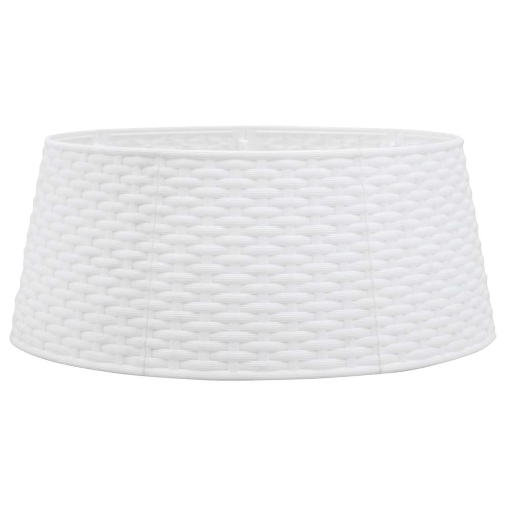 Kerstboomrok Ø56x23 cm kunststof wit