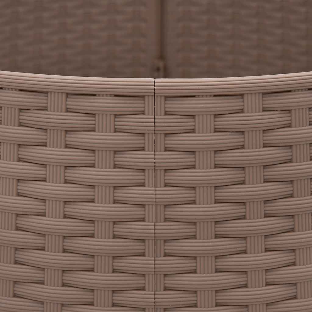 Kerstboomrok Ø65x23 cm kunststof bruin