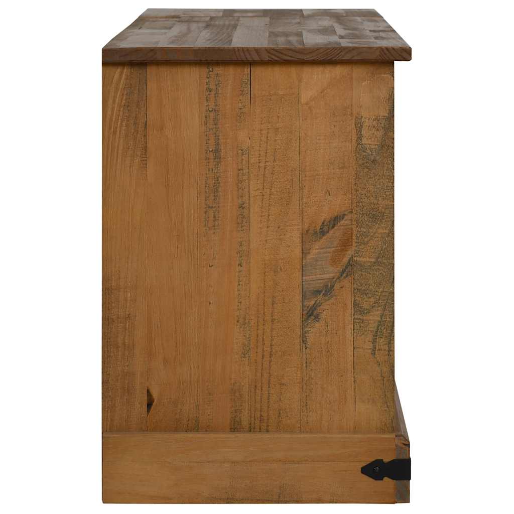 Tv-meubel HALDEN 2 schuifdeuren 150x40x60 cm massief hout