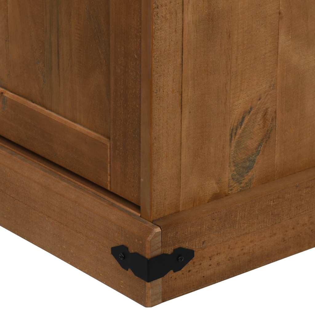 Tv-meubel HALDEN 2 schuifdeuren 150x40x60 cm massief hout