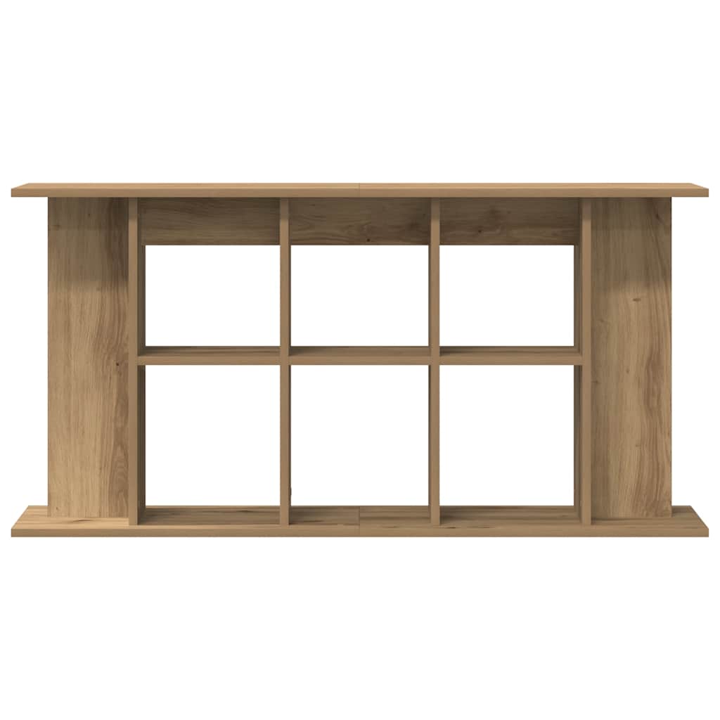 Aquariumstandaard 120x40x60 cm bewerkt hout artisanaal eiken