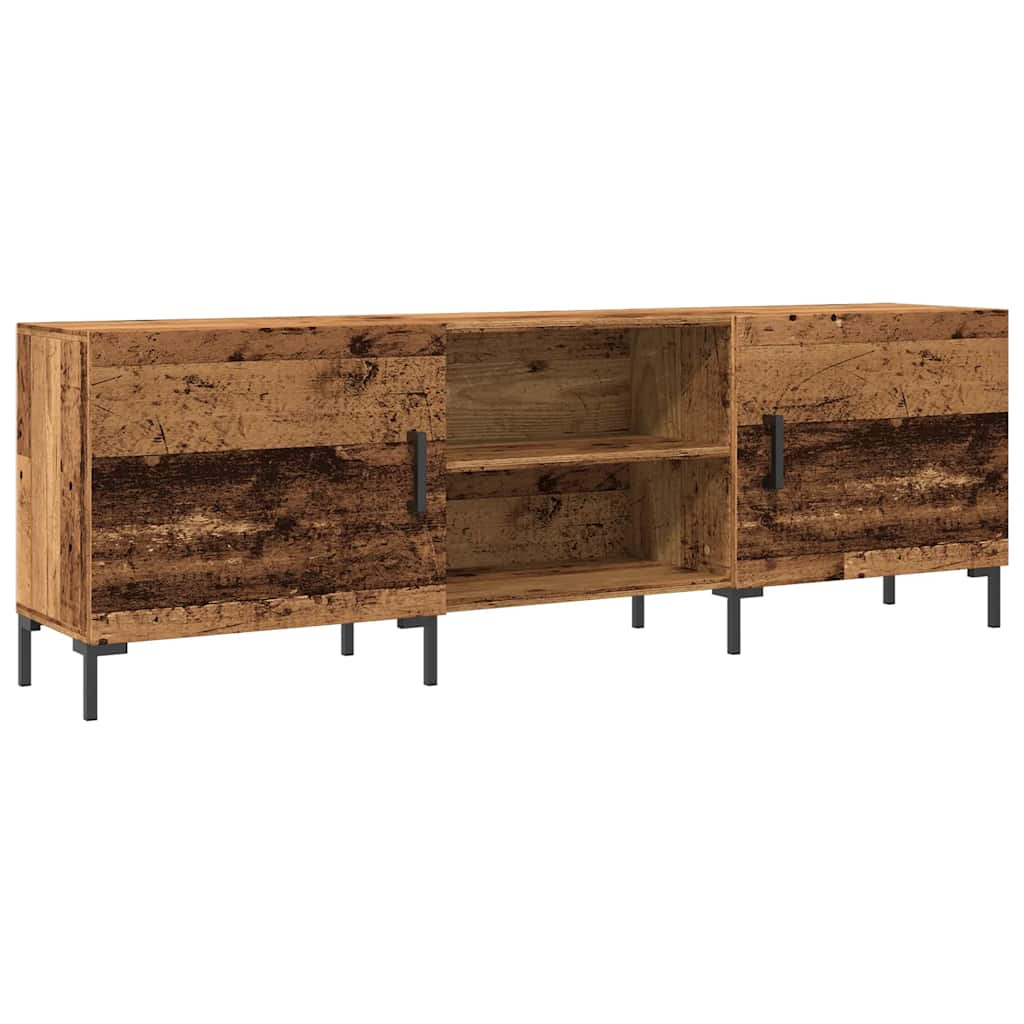 Tv-meubel 150x30x50 cm bewerkt hout oud houtkleurig