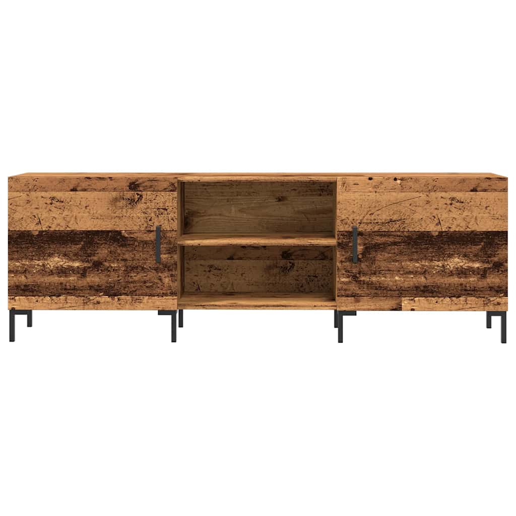 Tv-meubel 150x30x50 cm bewerkt hout oud houtkleurig