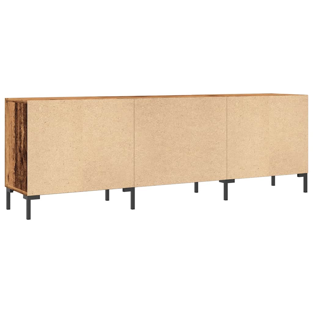 Tv-meubel 150x30x50 cm bewerkt hout oud houtkleurig