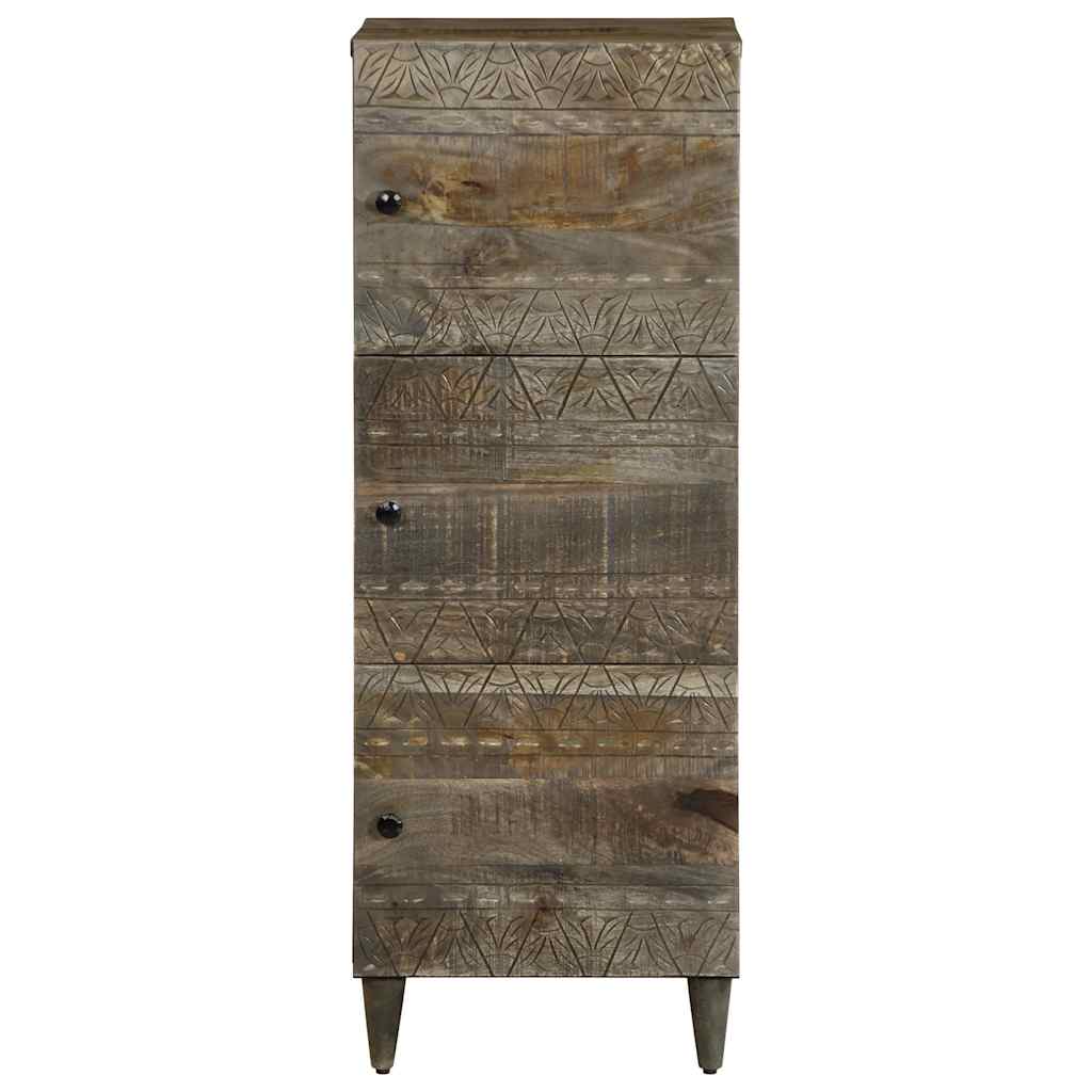 Hoge kast 40x33x110 cm massief mangohout